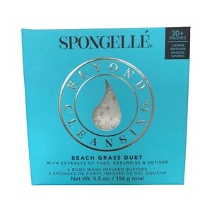 NIB Spongellé Beyond Cleansing Beach Grass Duet